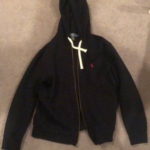 Polo zip up hoodie